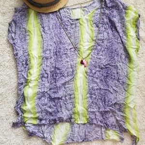 Bright and breezy beach cover up